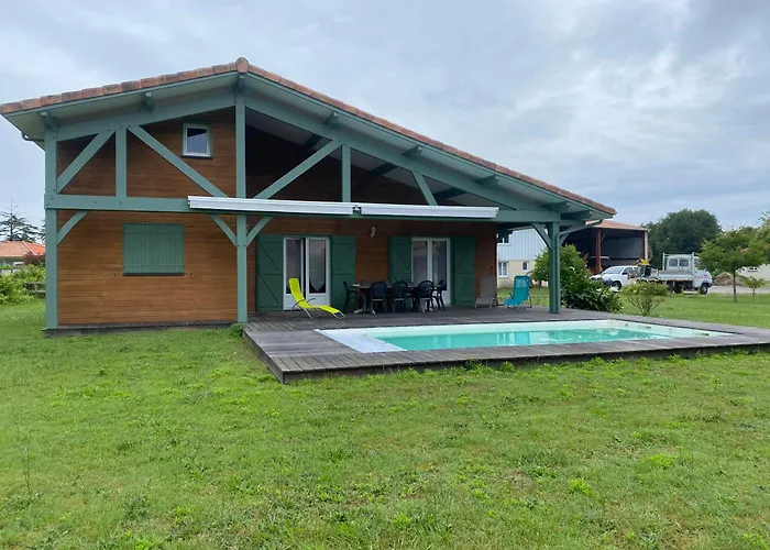 Дом отдыха Landaise A 9km De L'ocean Сен-Жюльен-ан-Борн